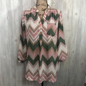 Wishful Park Tops - Wishful Park | Chevron Tunic | #10 Wishful Park Tops - Wishful Park | Chevron Tunic | #10